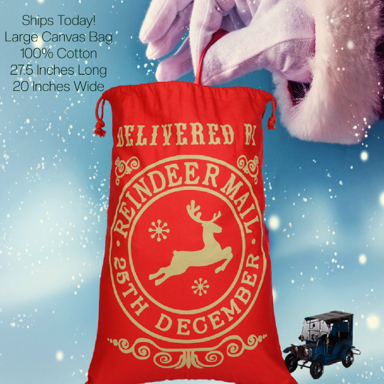 Reindeer Gift Bag- Extra Large